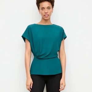 MM Lafleur NWT The Nejvi Top Eco Soft Wave Mineral Blue Medium M